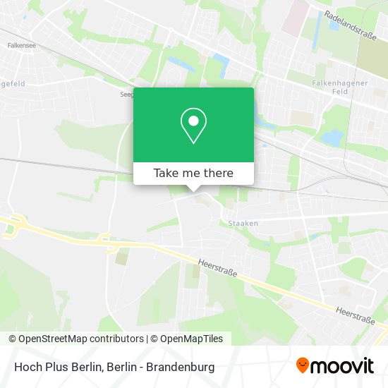 Hoch Plus Berlin map