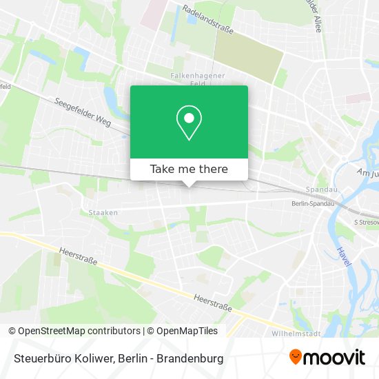 Steuerbüro Koliwer map