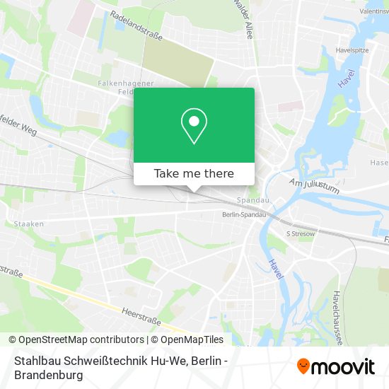 Stahlbau Schweißtechnik Hu-We map