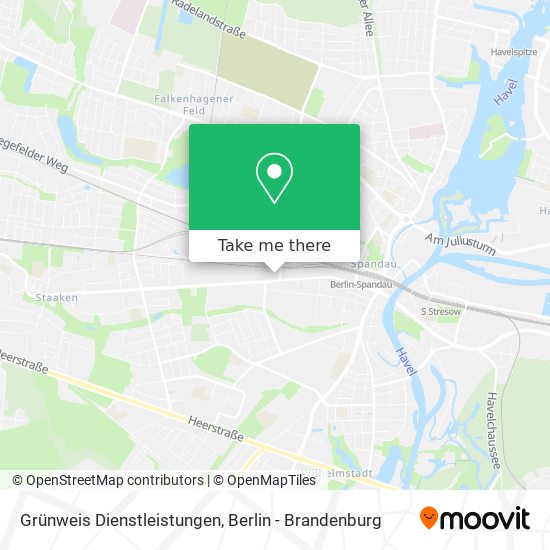 Grünweis Dienstleistungen map