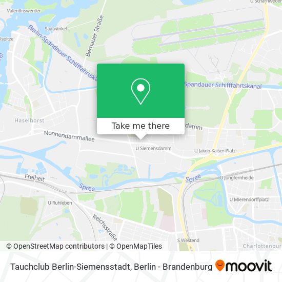 Карта Tauchclub Berlin-Siemensstadt