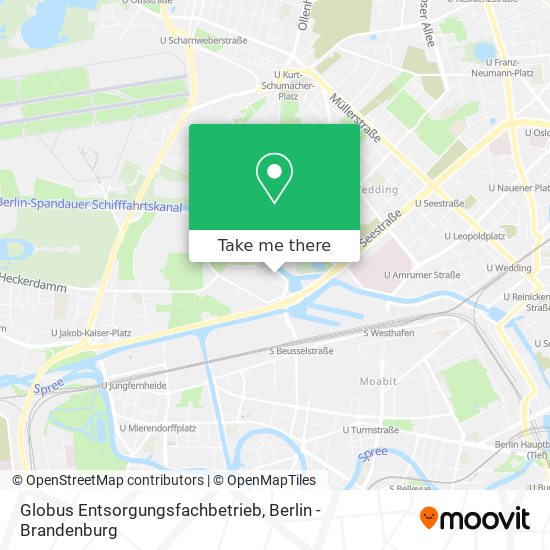 Globus Entsorgungsfachbetrieb map