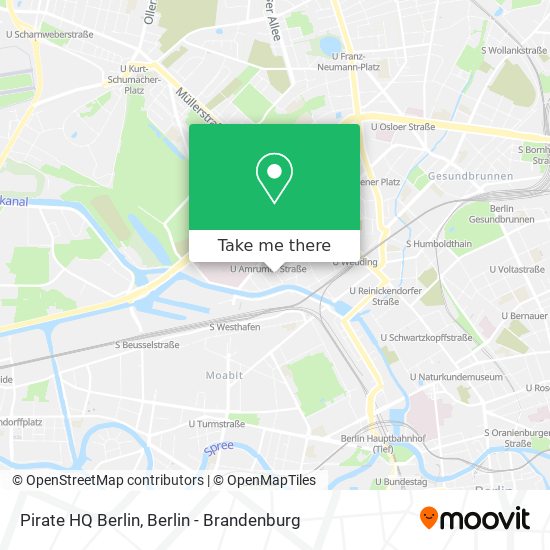 Pirate HQ Berlin map