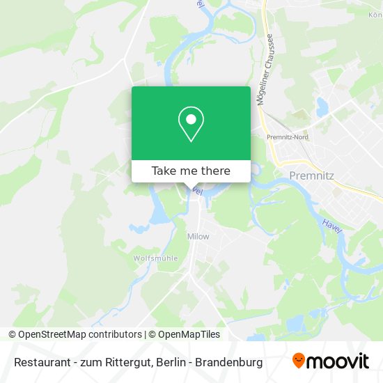 Restaurant - zum Rittergut map