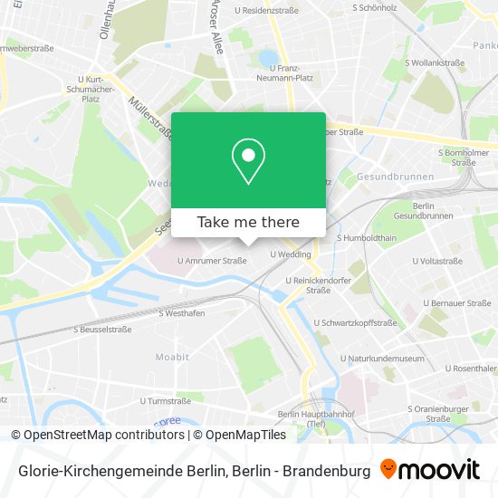 Glorie-Kirchengemeinde Berlin map