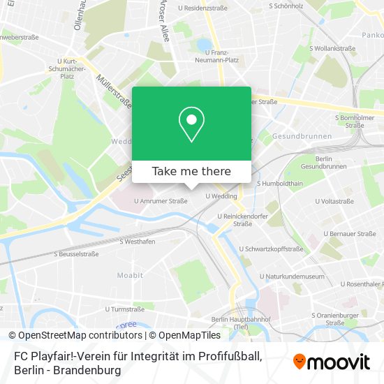 FC Playfair!-Verein für Integrität im Profifußball map