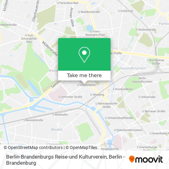 Berlin-Brandenburgs Reise-und Kulturverein map