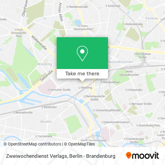 Zweiwochendienst Verlags map