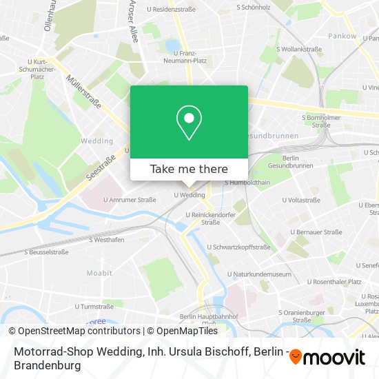Motorrad-Shop Wedding, Inh. Ursula Bischoff map