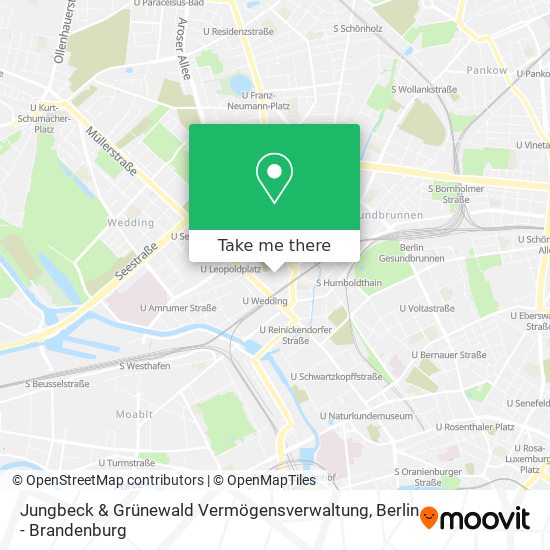 Карта Jungbeck & Grünewald Vermögensverwaltung