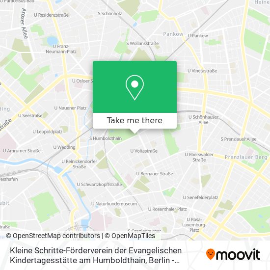 Kleine Schritte-Förderverein der Evangelischen Kindertagesstätte am Humboldthain map