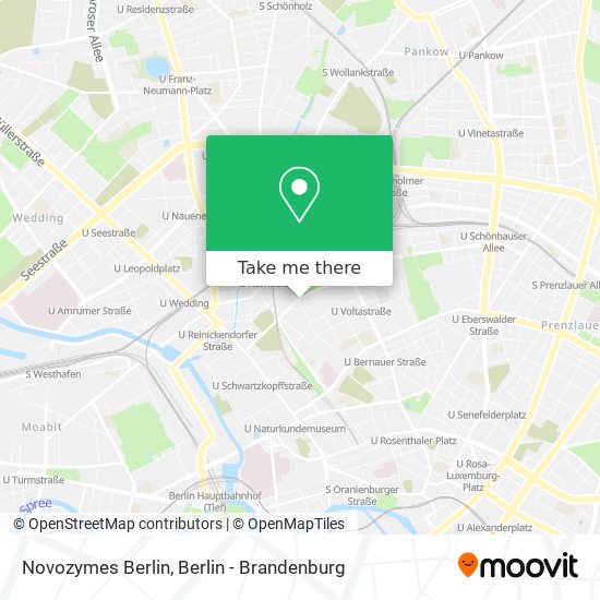 Novozymes Berlin map