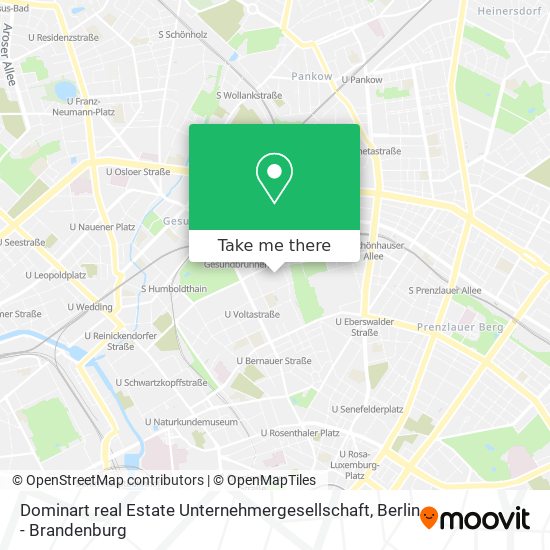 Карта Dominart real Estate Unternehmergesellschaft