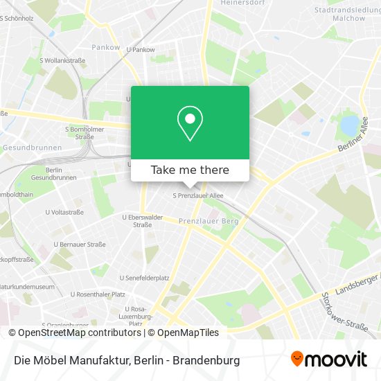 Die Möbel Manufaktur map