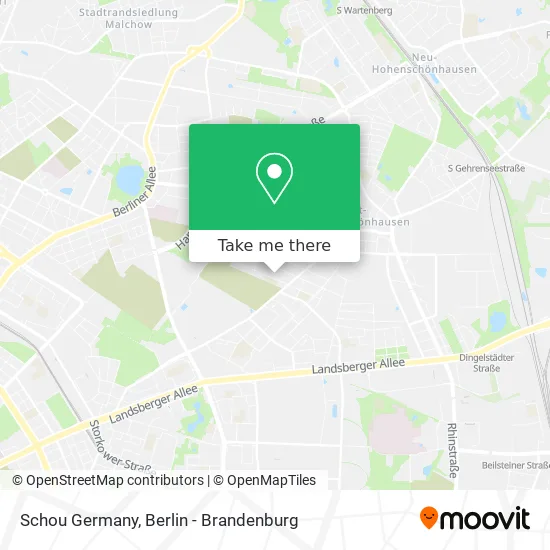 Карта Schou Germany