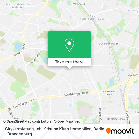 Карта Cityvermietung, Inh. Kristina Kluth Immobilien