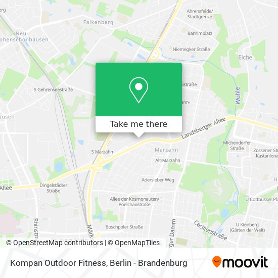 Kompan Outdoor Fitness map