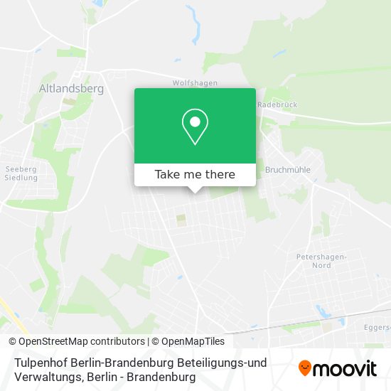 Tulpenhof Berlin-Brandenburg Beteiligungs-und Verwaltungs map
