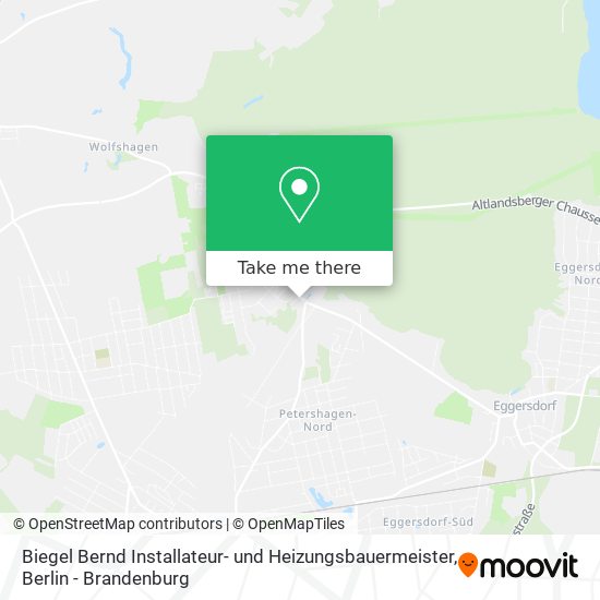 Biegel Bernd Installateur- und Heizungsbauermeister map