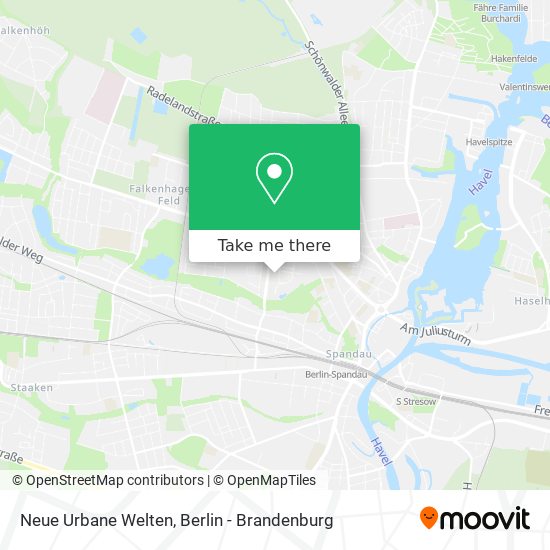 Neue Urbane Welten map