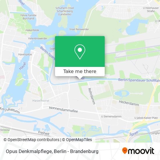 Opus Denkmalpflege map