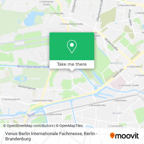 Venus Berlin Internationale Fachmesse map