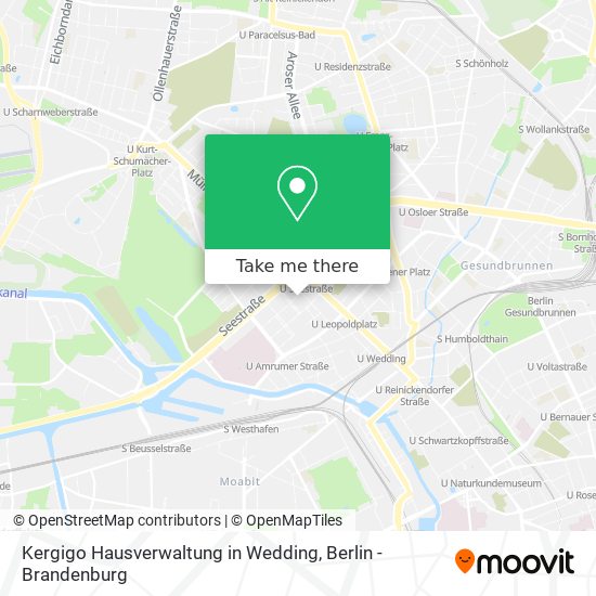 Kergigo Hausverwaltung in Wedding map