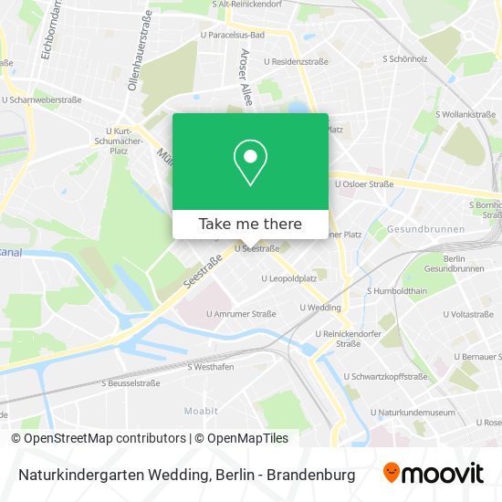 Naturkindergarten Wedding map