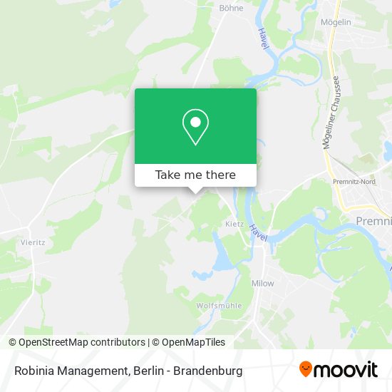 Robinia Management map