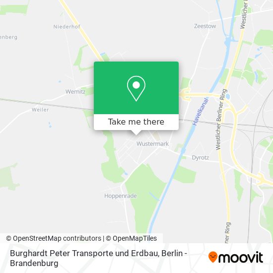 Burghardt Peter Transporte und Erdbau map