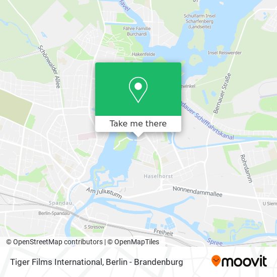 Tiger Films International map