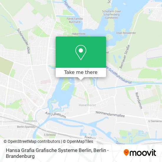 Hansa Grafia Grafische Systeme Berlin map