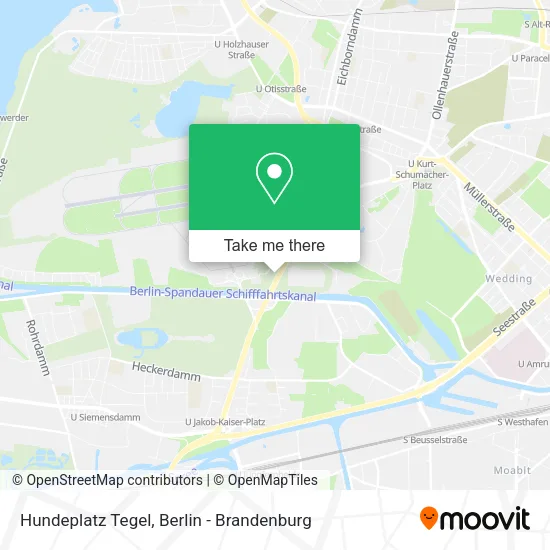 Hundeplatz Tegel map