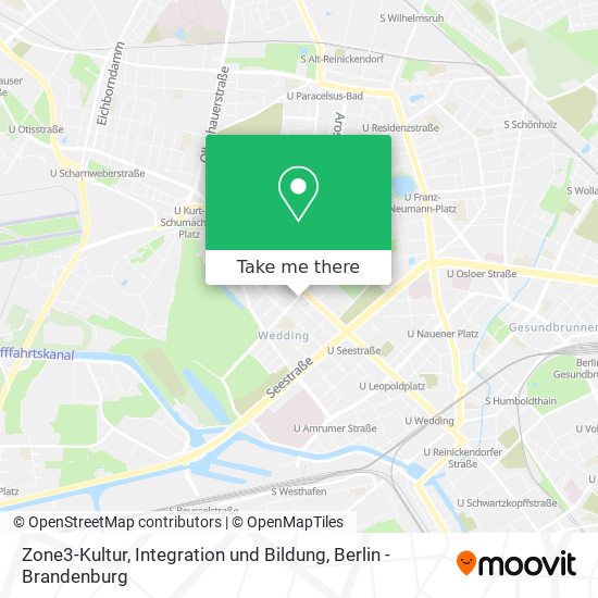 Zone3-Kultur, Integration und Bildung map