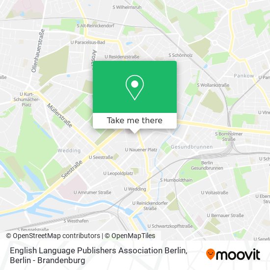 Карта English Language Publishers Association Berlin