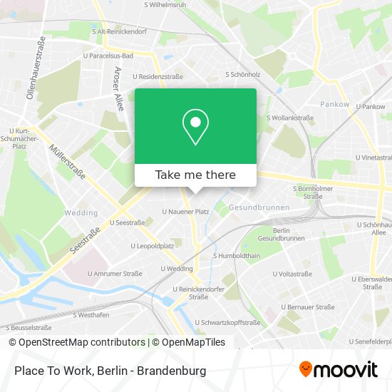 Place To Work map