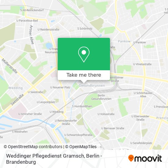 Weddinger Pflegedienst Gramsch map