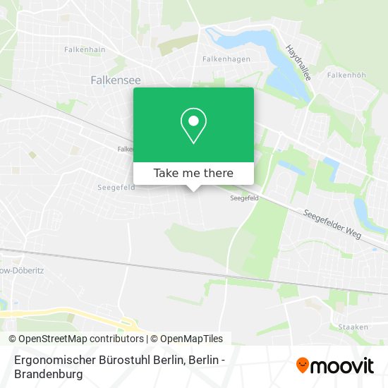 Ergonomischer Bürostuhl Berlin map