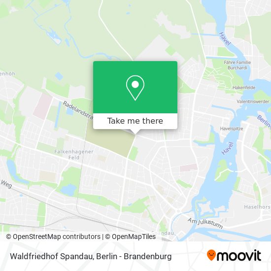 Waldfriedhof Spandau map