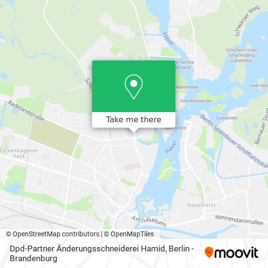 Dpd-Partner Änderungsschneiderei Hamid map