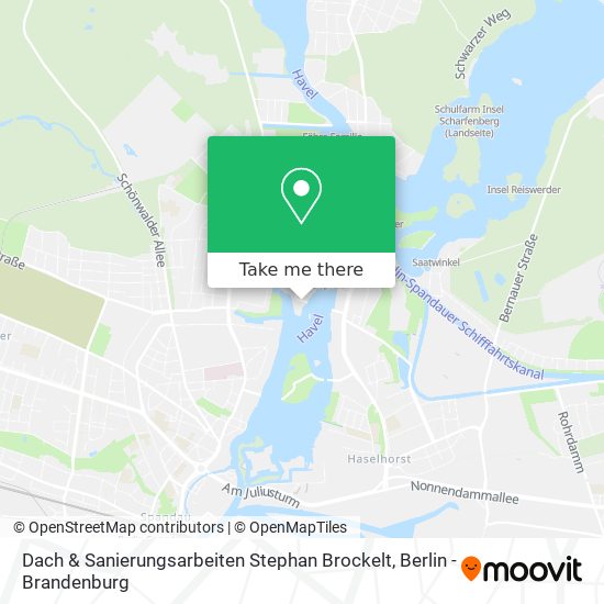 Карта Dach & Sanierungsarbeiten Stephan Brockelt