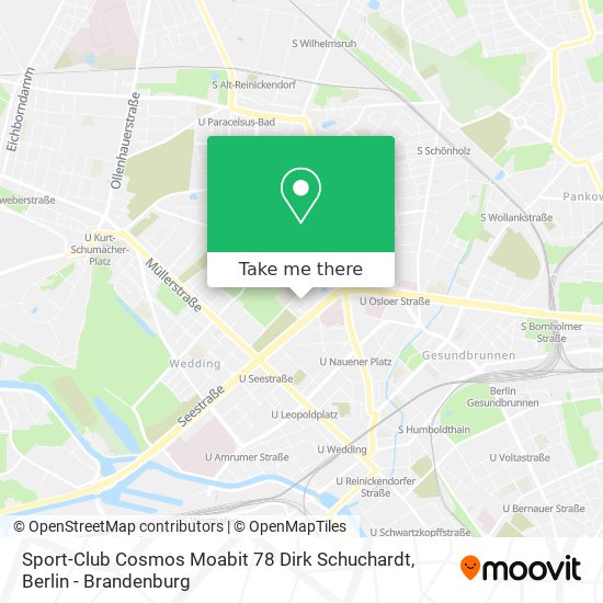 Sport-Club Cosmos Moabit 78 Dirk Schuchardt map