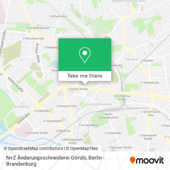 N+Z Änderungsschneiderei Görülü map