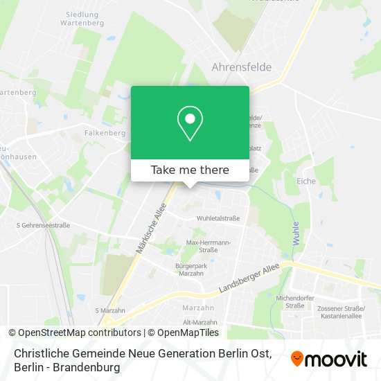 Christliche Gemeinde Neue Generation Berlin Ost map
