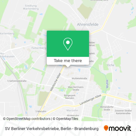 SV Berliner Verkehrsbetriebe map