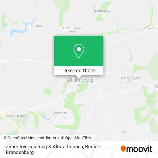 Zimmervermietung & Altstadtsauna map