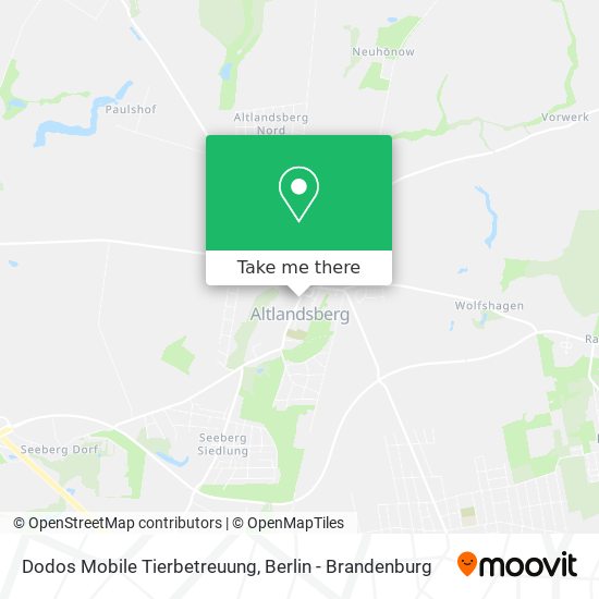Dodos Mobile Tierbetreuung map