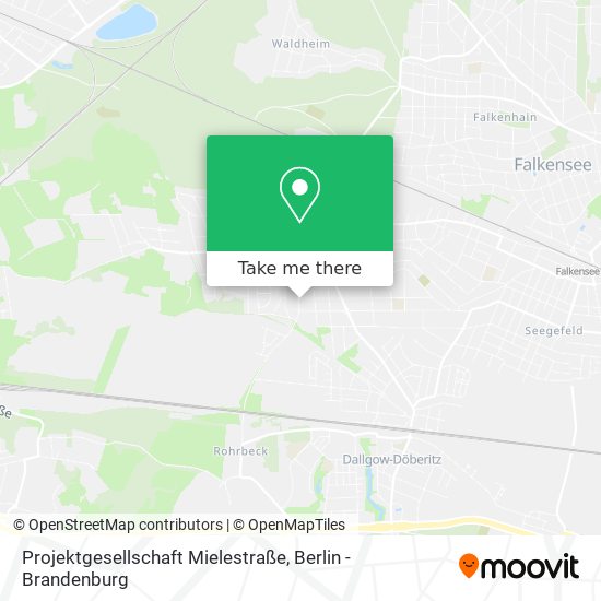 Карта Projektgesellschaft Mielestraße