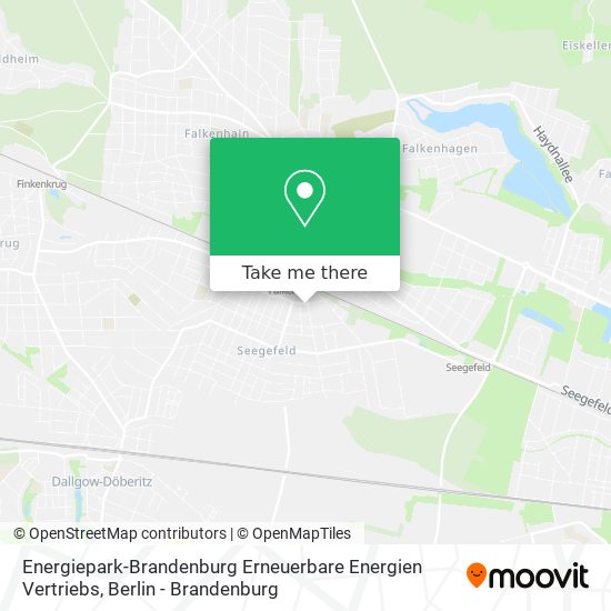Energiepark-Brandenburg Erneuerbare Energien Vertriebs map