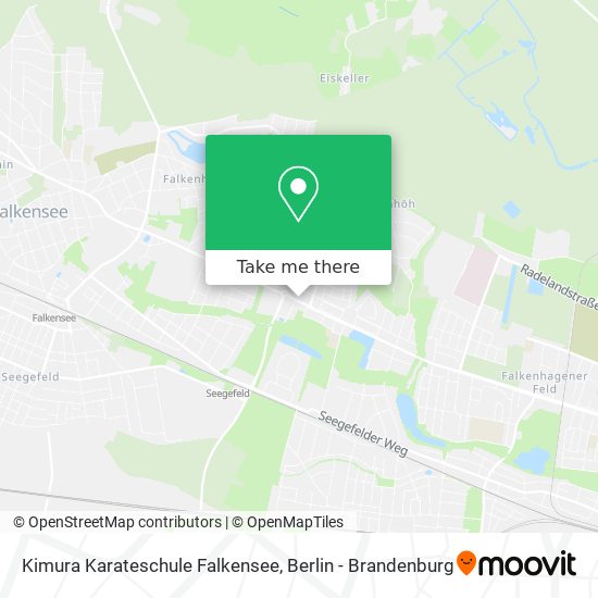 Kimura Karateschule Falkensee map